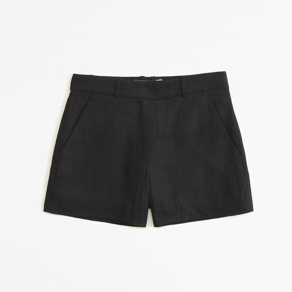 NWT premium linen fixed waist short